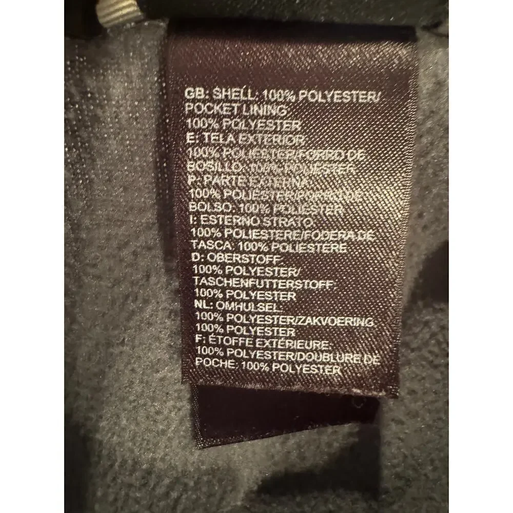 The North Face Gray Fleece Zipper Jacket - Size Medium